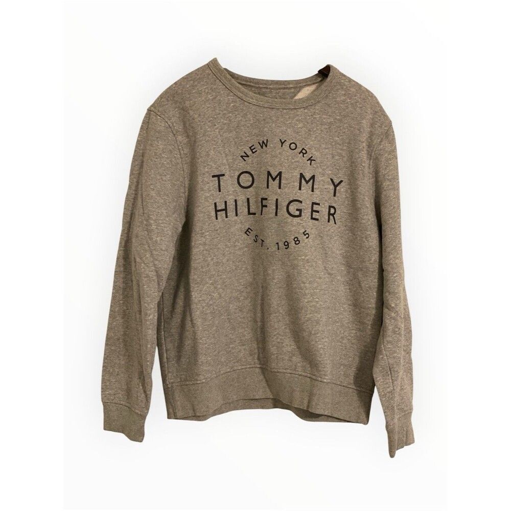 Tommy Hilfiger Men's Crewneck Sweatshirt in Heather Gray Size Large